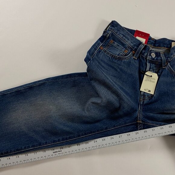 NWT Levi's 501 Jeans 150th Anniversary Women's 24 x 30 Blue Button Fly Red Tab - Picture 15 of 16